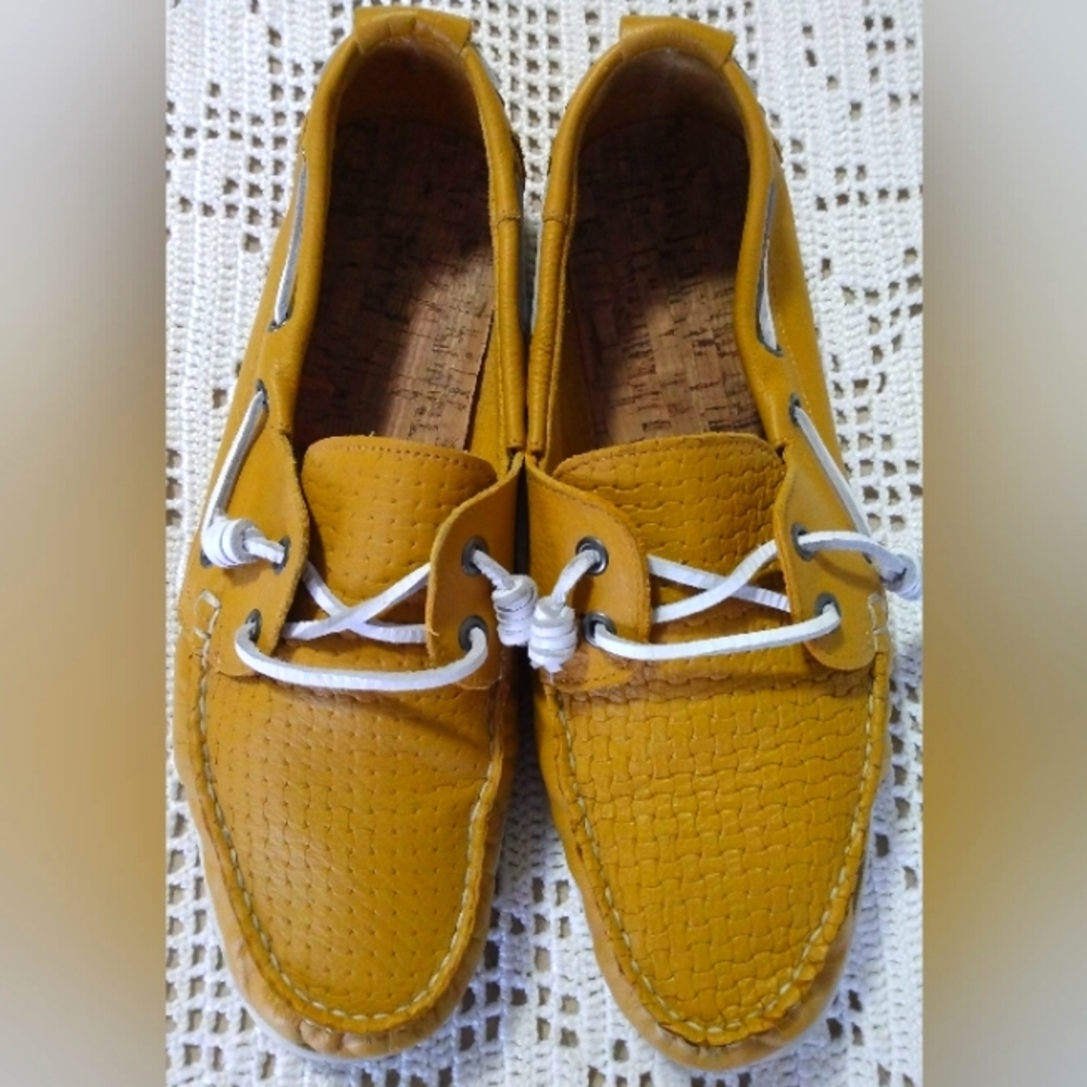 Leather Boat Shoes size 11